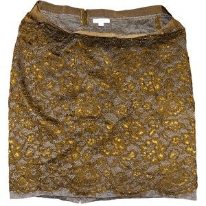 Floral skirt, size 14 LOFT